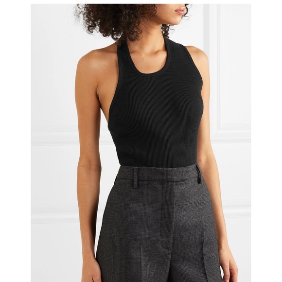 Helmut Lang Tops - Helmut Lang Cut out Ribbed Jersey Tank NWOT